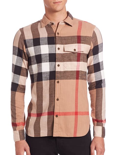 how much is a burberry shirt|burberry shirt sale men's.